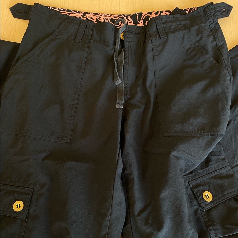 black cargo pants